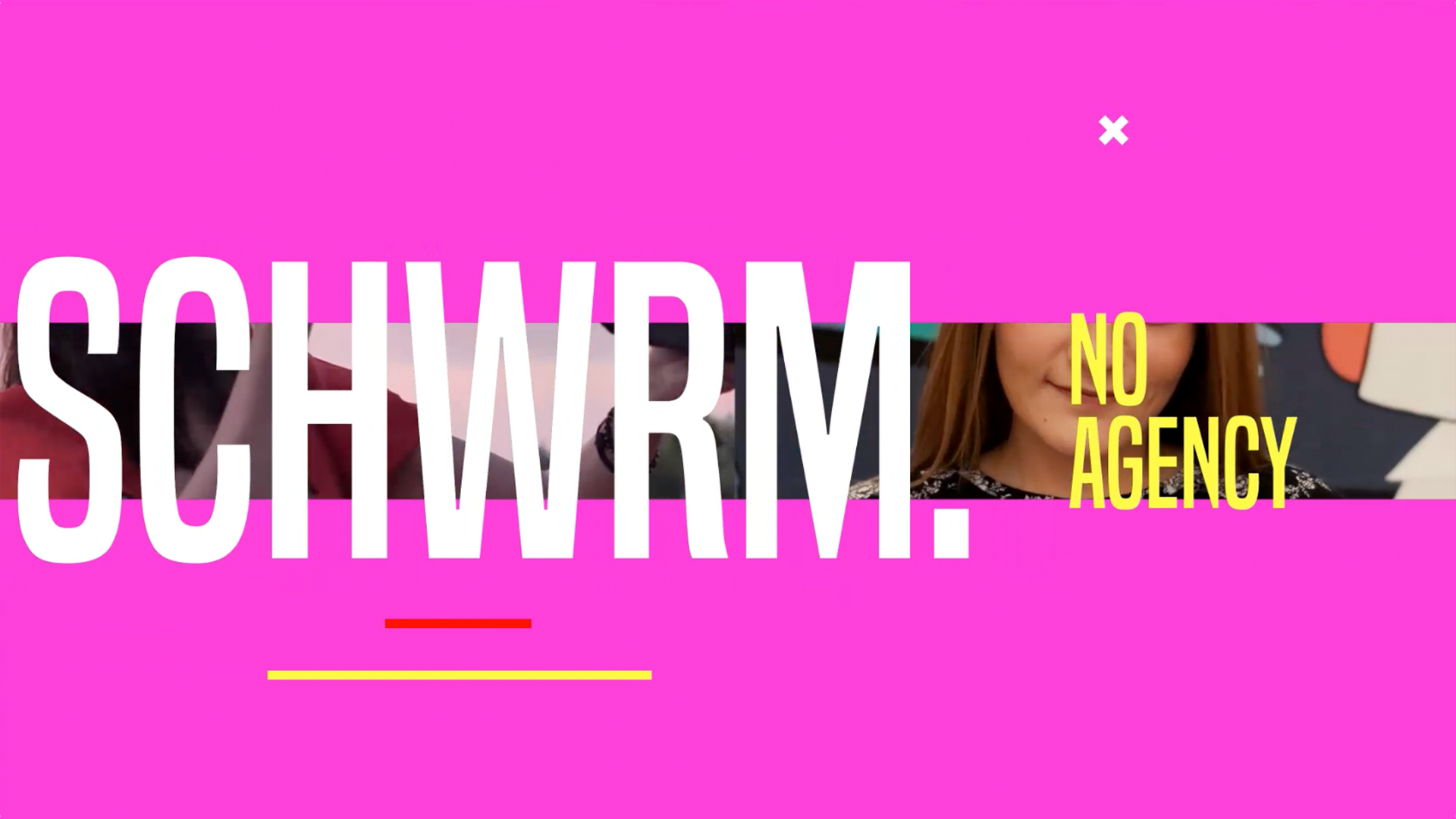 Showreel Header mit Projekteinblicken